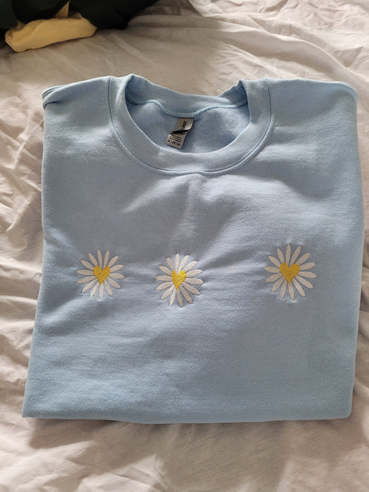 Embroidery daisy's